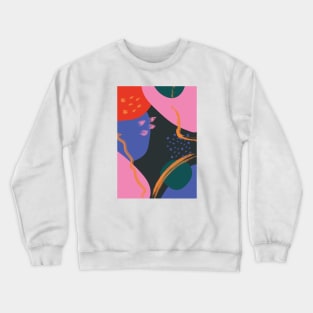 Abstract Colorful Shapes, Retro 2 Crewneck Sweatshirt